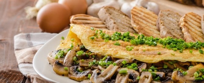 Champignon-Omelett